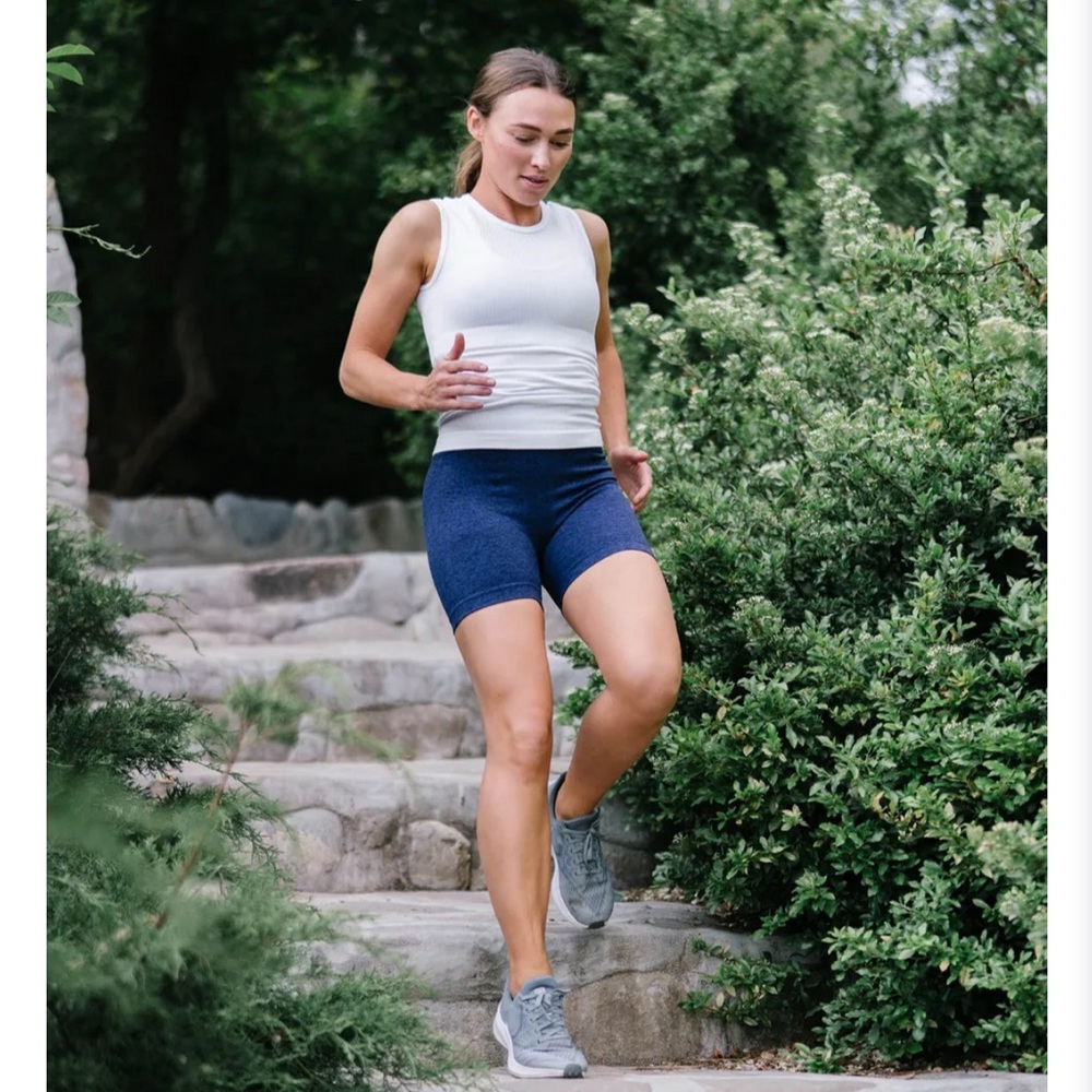 ZYIA Active Navy Seamless Hustle Shorts